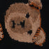 Palm Angels Pa Bear Sweater Black Brown L
